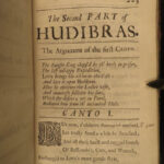 1689 HUDIBRAS English Civil War Samuel Butler Political Satire Poetry