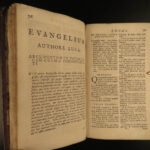 1726 Sebastian Castalione BIBLE New Testament anti Calvin Church Reformer London
