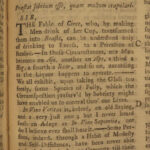 1745 London Magazine Portuguese Voyages in East Indies Siege of Ostend MAP Turks
