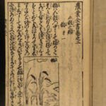 1787 Japanese Botany Illustrated Agriculture Farming Grain Nogyo Zensho Japan