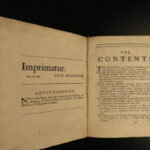 1687 Protestant v Catholic Treatises by Bossuet Payne Claude Communion 6in1