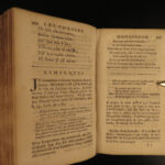 1692 GREEK Erotic Poetry 1ed Sappho & Anacreon Classical Longepierre French