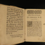 1695 La Monaca Instruita Italian Monastics Manual NUNS Prayer Genoa Epebert