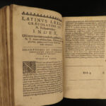 1650 GREEK Georg Pasor Bible Dictionary Lexicon London Hebrew Language 3in1