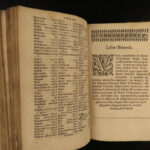 1650 GREEK Georg Pasor Bible Dictionary Lexicon London Hebrew Language 3in1