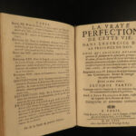 1669 Capuchin Reims EXQUISITE ART True Perfection of Life Spiritual Exercises