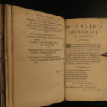 1622 Douay 1ed MARTIAL Epigrams Roman Poetry Natural History Xenia Apophoreta