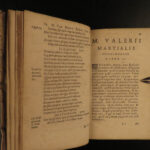 1622 Douay 1ed MARTIAL Epigrams Roman Poetry Natural History Xenia Apophoreta