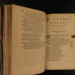 1622 Douay 1ed MARTIAL Epigrams Roman Poetry Natural History Xenia Apophoreta