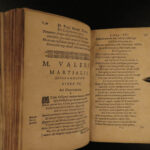 1622 Douay 1ed MARTIAL Epigrams Roman Poetry Natural History Xenia Apophoreta