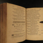 1622 Douay 1ed MARTIAL Epigrams Roman Poetry Natural History Xenia Apophoreta