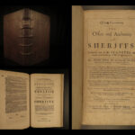 1682 Office of English Sheriffs Michael Dalton England LAW Judges Police Crime