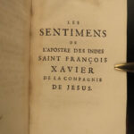 1683 Maxims of Saint Ignatius Loyola + Jesuit Saint Francis Xavier Sentiments