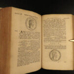 1696 Aurelius Victor Historia Romana Augustus Caesar Theodosius Dutch Pitiscus