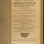 1696 Aurelius Victor Historia Romana Augustus Caesar Theodosius Dutch Pitiscus