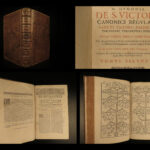 1648 Saxon Hugh Saint Victor Noah’s Ark Bible Medieval Mysticism Augustine FOLIO