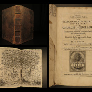 1659 Anglican Church 1ed John Gauden Tears & Sighs England Catholics Anabaptist