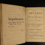 1691 1ed Maurice Diocesan Episcopacy Anglican Bishops Great Ejection Act 1662