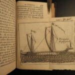 1699 Buccaneers in America Pirates Caribbean Exquemelin Illustrated Flibustiers