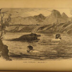 1870 America INDIANS Oregon Rocky Mountains Yellowstone River of West Victor