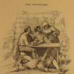 1846 EXQUISITE Oliver Goldsmith Irish Literature Poems Corney Illustrated