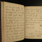 1781 BEAUTIFUL Handwritten Manuscript dedicated to a Mademoiselle Dutellin BIBLE