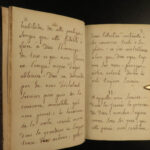 1781 BEAUTIFUL Handwritten Manuscript dedicated to a Mademoiselle Dutellin BIBLE