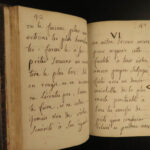 1781 BEAUTIFUL Handwritten Manuscript dedicated to a Mademoiselle Dutellin BIBLE