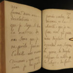 1781 BEAUTIFUL Handwritten Manuscript dedicated to a Mademoiselle Dutellin BIBLE