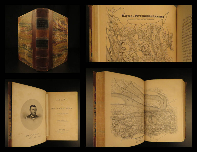Image of 1866 1st ed US Grant Civil War Campaigns Vicksburg American Politics Illustrated