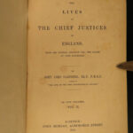 1849 LAW 1ed Lives of Chief Justices England British Judges Politics Campbell