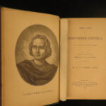 1869 1ed Christopher Columbus Biography Barry Voyages INDIANS Catholic Church
