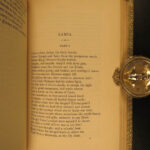 1854 John Keats Poetical Works English Poetry Eve of St Agnes BEAUTIFUL Binding