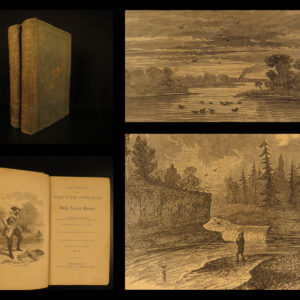 1856 Lanman Adventures 1st ed in Wilds America Florida Canada Hunting Travel
