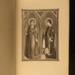 1880 Saint Elizabeth of Hungary MIRACLES Catholic Montalembert Fine Binding