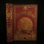 1880 Christopher Columbus by Lorgues Fine Binding Miracles Voyages Indians