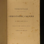 1880 Christopher Columbus by Lorgues Fine Binding Miracles Voyages Indians