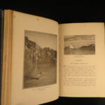 1886 Arctic Explorations 1ed Greely Voyages Lady Franklin Bay Expedition Map 2v