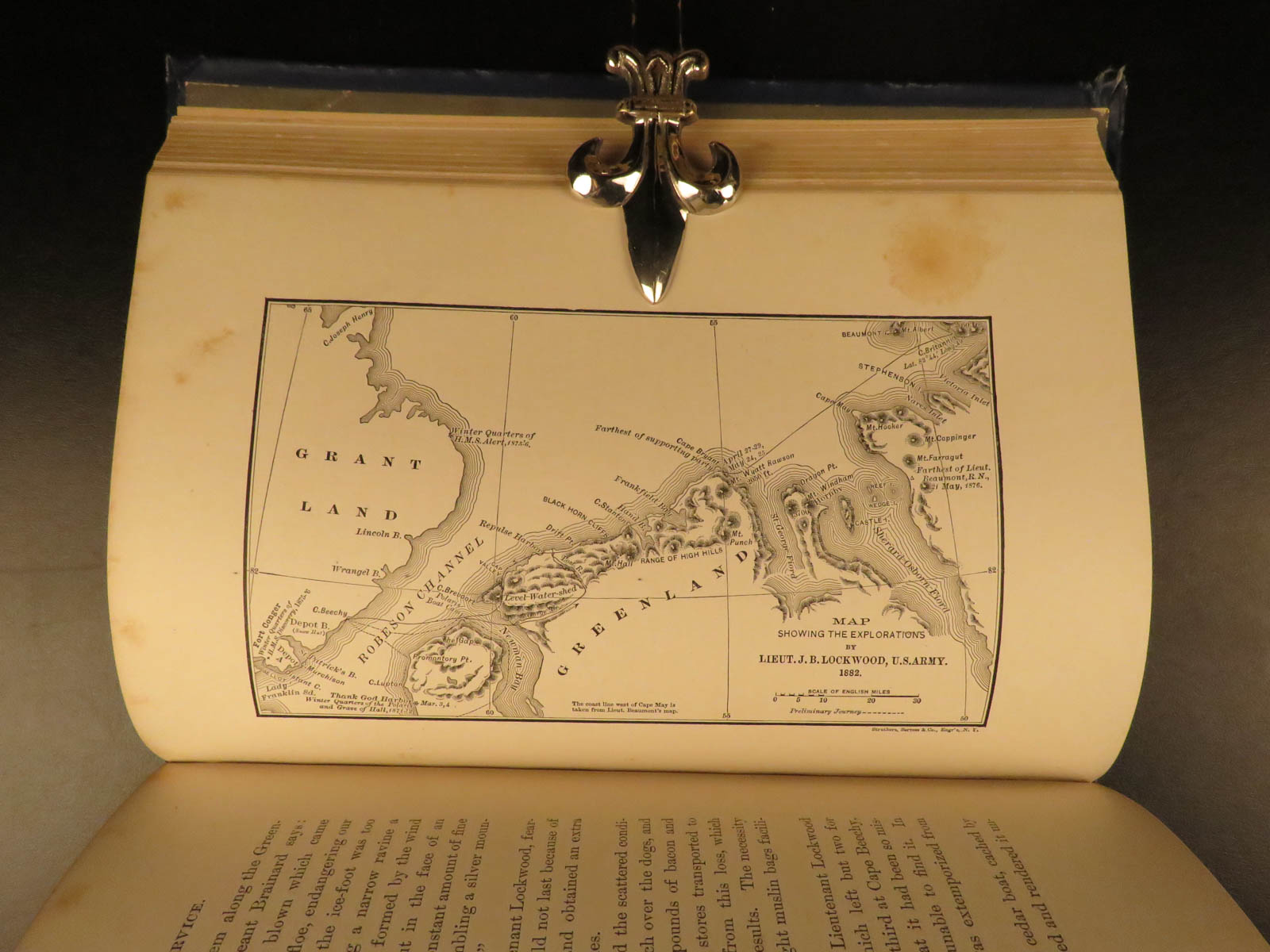 1886 1ed Greely Arctic Explorations Voyages Lady Franklin Bay ...