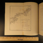 1886 1ed Greely Arctic Explorations Voyages Lady Franklin Bay Expedition Map 2v