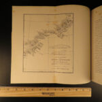1886 Arctic Explorations 1ed Greely Voyages Lady Franklin Bay Expedition Map 2v