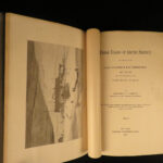1886 Arctic Explorations 1ed Greely Voyages Lady Franklin Bay Expedition Map 2v