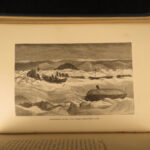 1886 Arctic Explorations 1ed Greely Voyages Lady Franklin Bay Expedition Map 2v