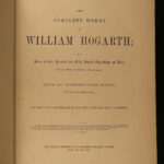 1880 William Hogarth ART English Political Satire Hudibras Rakes Progress Hannay