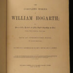 1880 William Hogarth ART English Political Satire Hudibras Rakes Progress Hannay