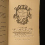 1878 FISHING Complete Angler Hunting Angling Fish Trout Cotton Walton Rivers