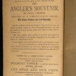 1878 FISHING Complete Angler Hunting Angling Fish Trout Cotton Walton Rivers