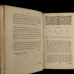1784 Complete Angler Fishing Hunting Angling Fish Trout Cotton Walton Hawkins