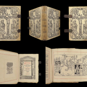 1887 Golden Legend of the CROSS Medieval Woodcut Illustrations Veldener Caxton