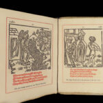 1887 Golden Legend of the CROSS Medieval Woodcut Illustrations Veldener Caxton